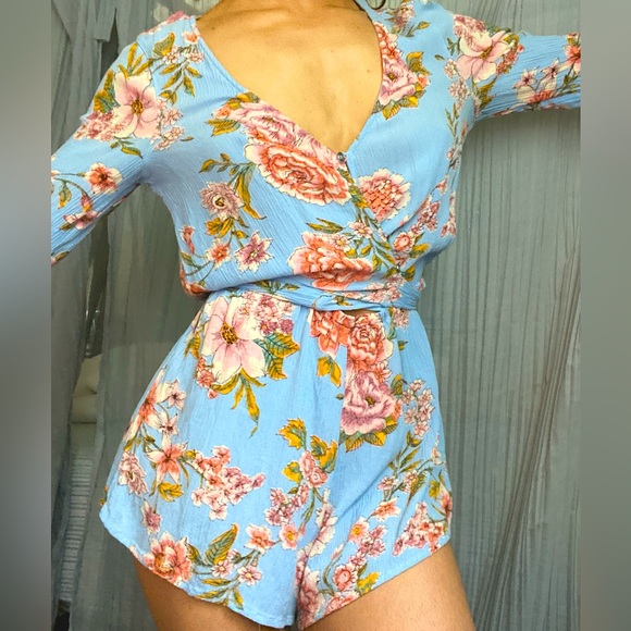 Billabong Boho Floral Romper - Picture 2 of 5